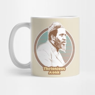 Thelonious Monk // Retro Jazz Music Fan Design Mug